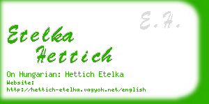 etelka hettich business card